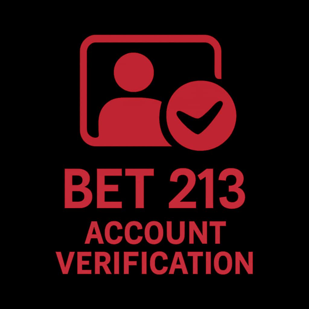 A professional icon representing Bet 213 Account Verification.