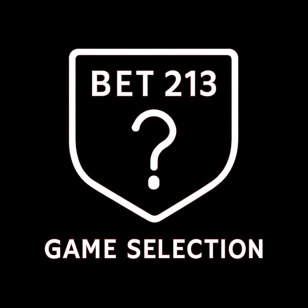 A professional badge symbolizing Bet 213 Game Selection.
