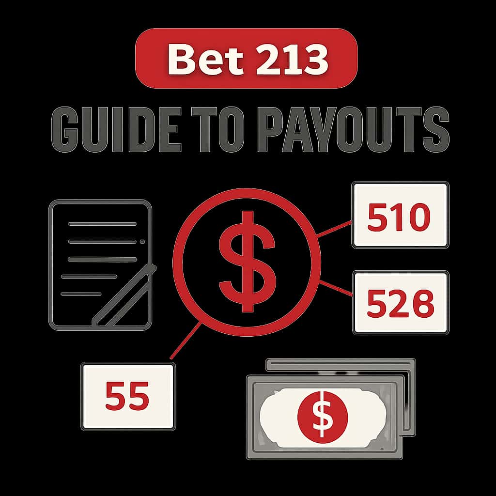 Illustration explaining the payout process for Bet 213.