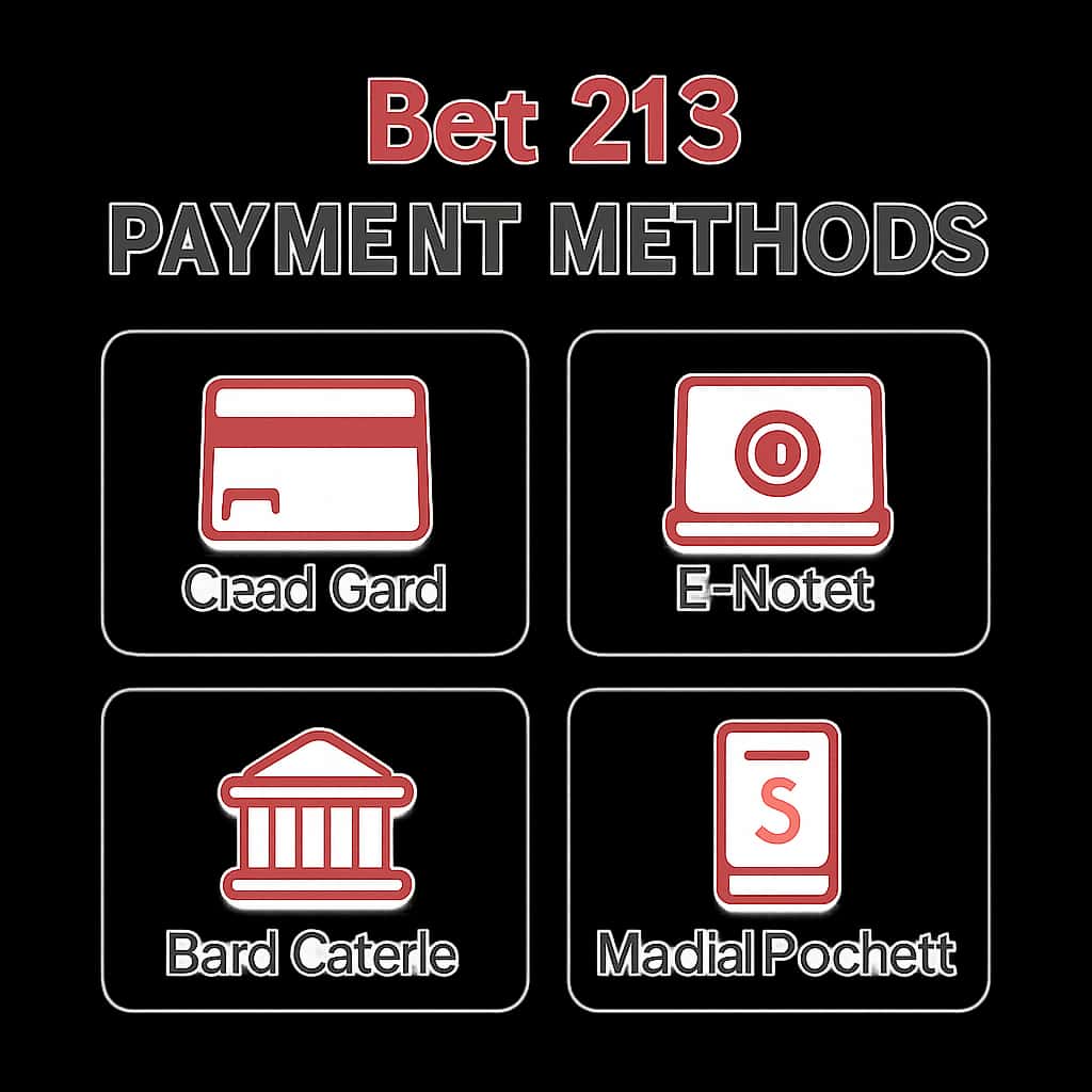 Diagram illustrating payment options for Bet 213.
