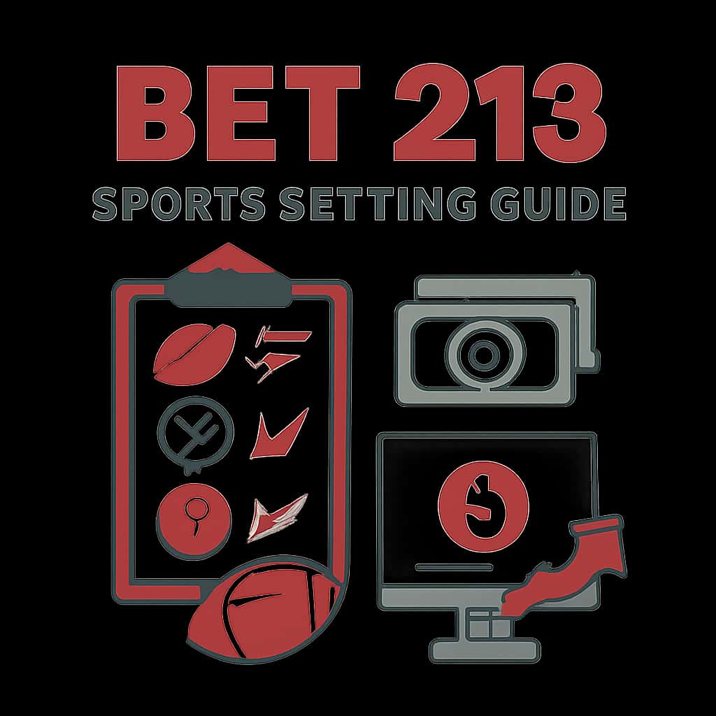 Illustrative diagram of Bet 213 Sports Betting features.