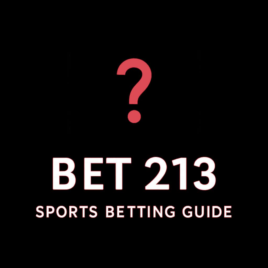 Bet 213 Sports Betting Guide badge design.