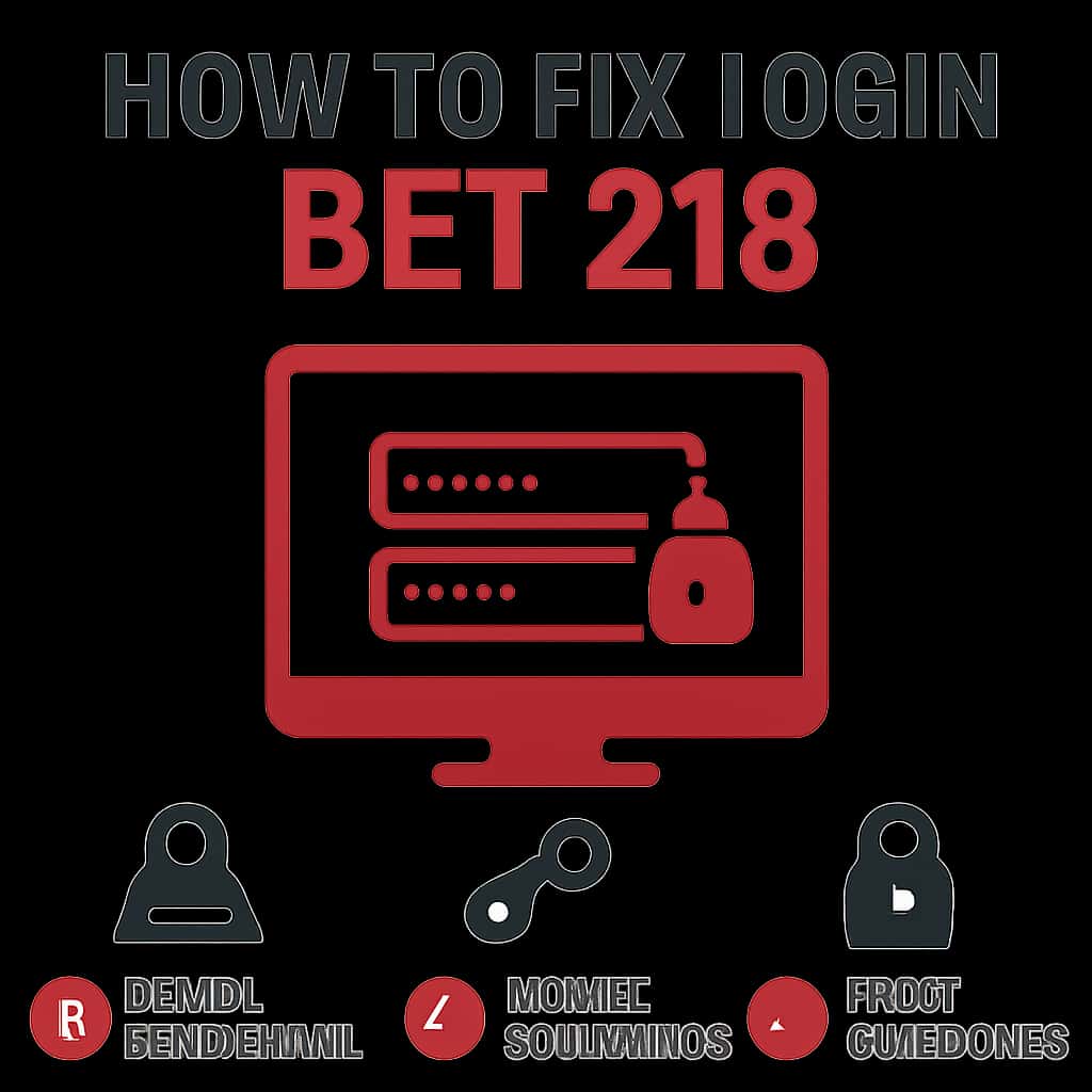 Illustration of troubleshooting steps for Bet 213 login.
