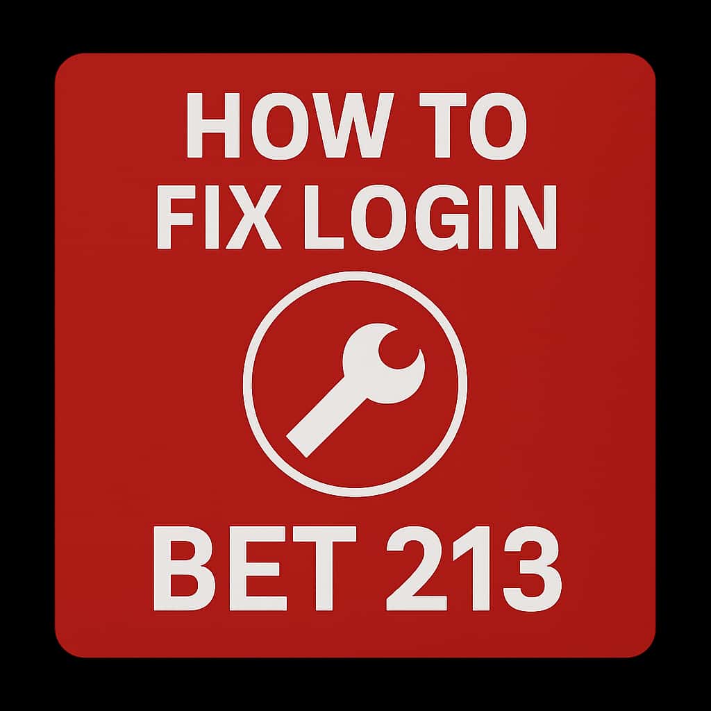 Icon representing Bet 213 login help.