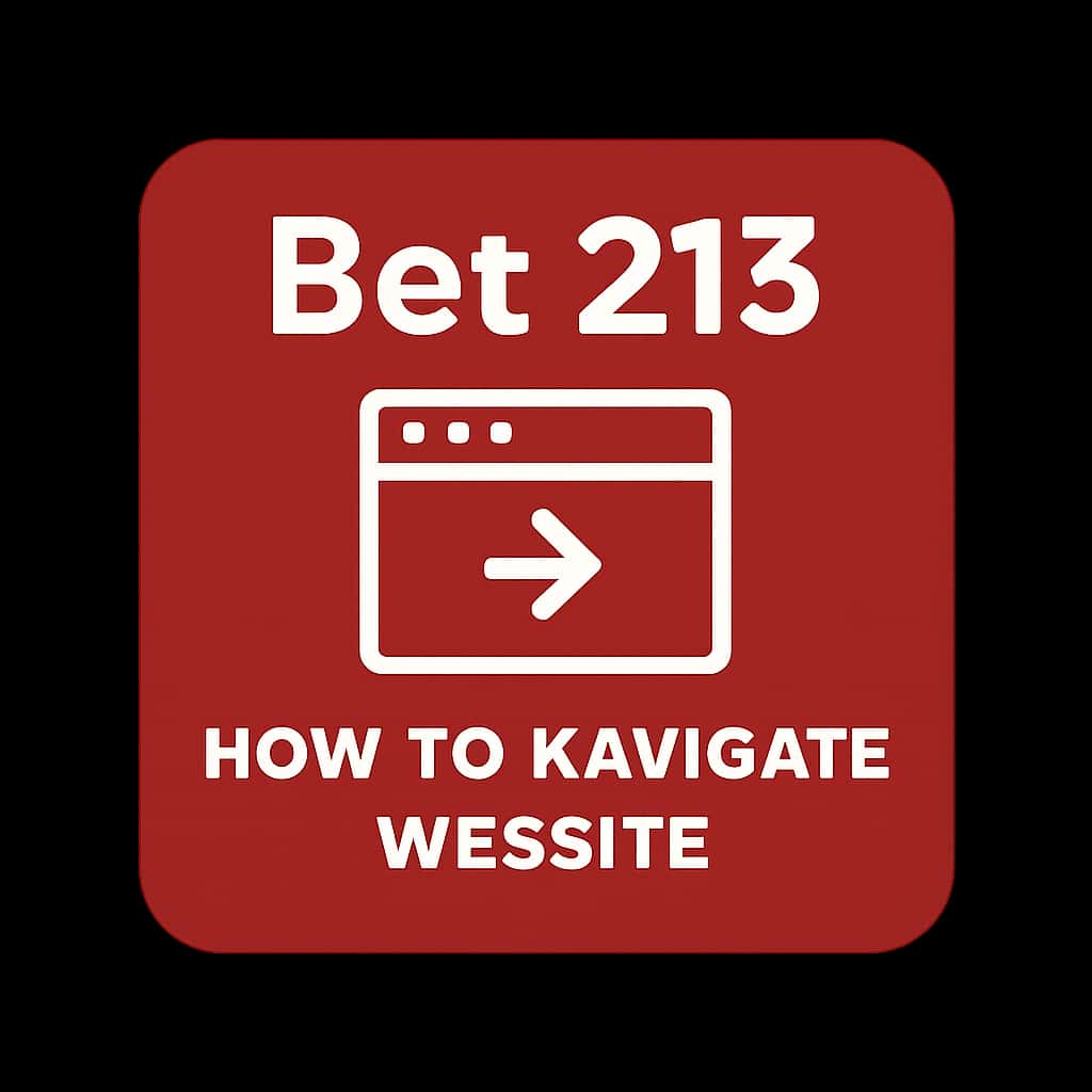 Minimalistic badge representing Bet 213 navigation help.