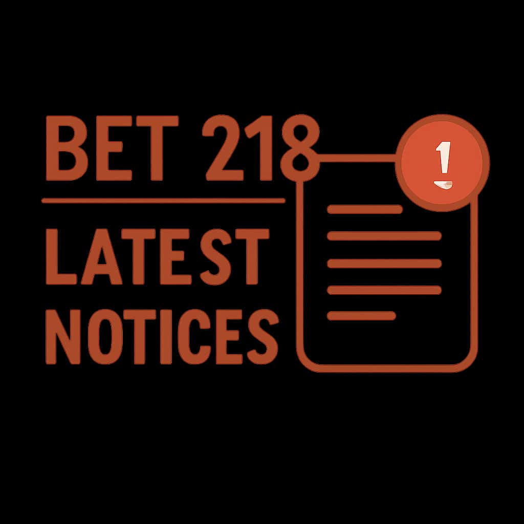 Diagram illustrating Latest Bet 213 Notices
